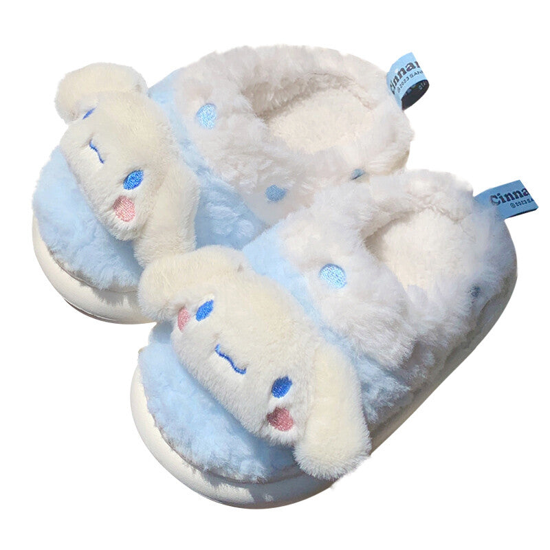 Xixitiao Yugui Dog House Slippers, Blue