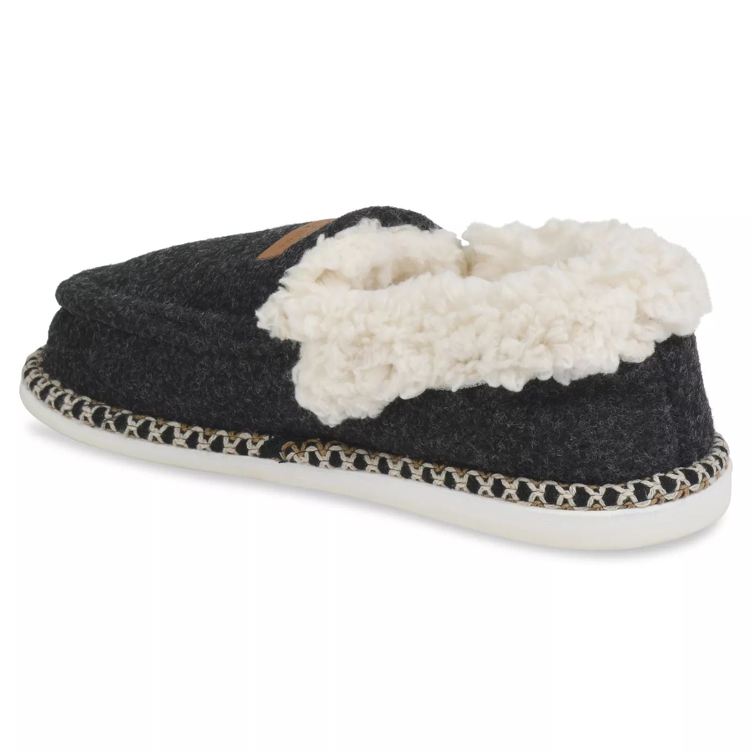 Women's felted moccasin slippers GaaHuu GaaHuu, black