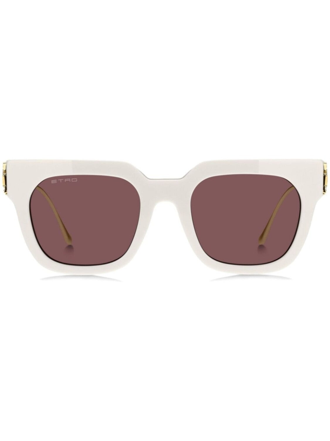 ETRO Bold Pegaso Square Sunglasses White