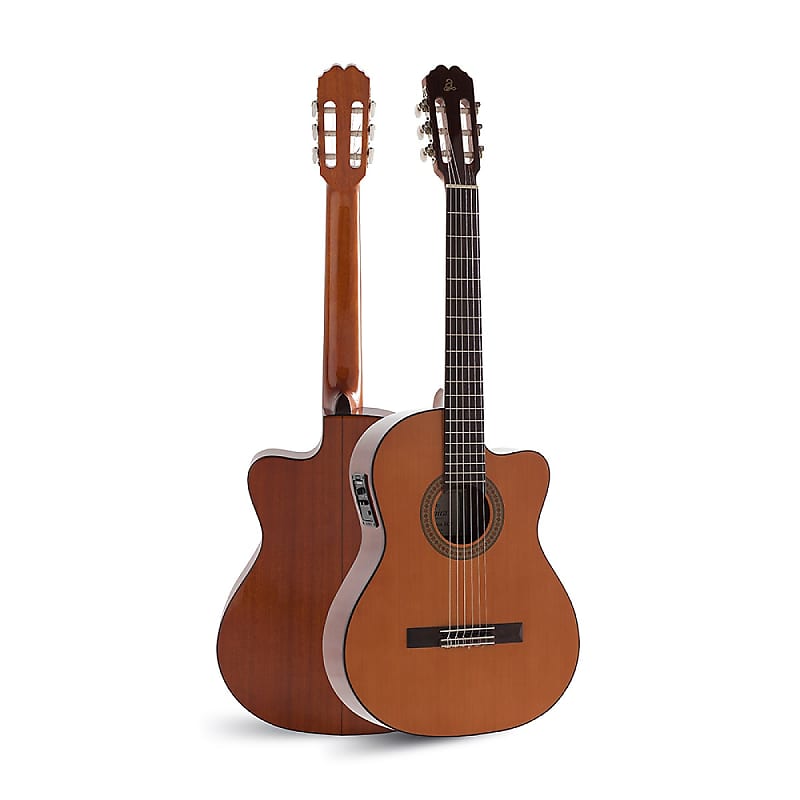 Acoustic guitar Admira MALAGA-ECF Electrified Series Cutaway Cedar Top 6-String Classical Acoustic-Electric Guitar