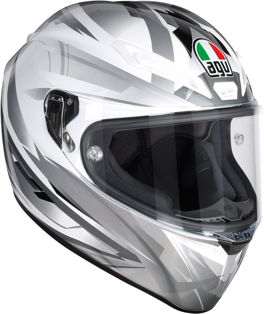 Helmet AGV Veloce S Freccia, white/gray