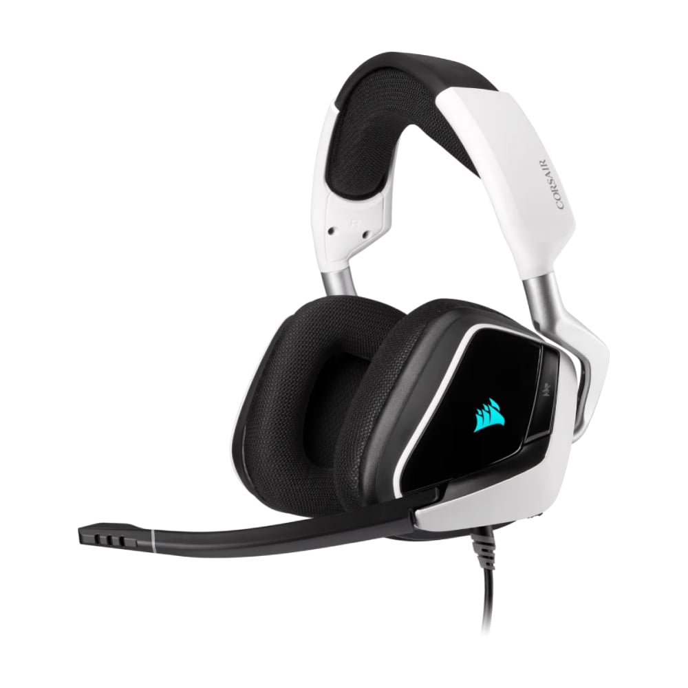 Corsair VOID RGB ELITE USB gaming headset, white/black