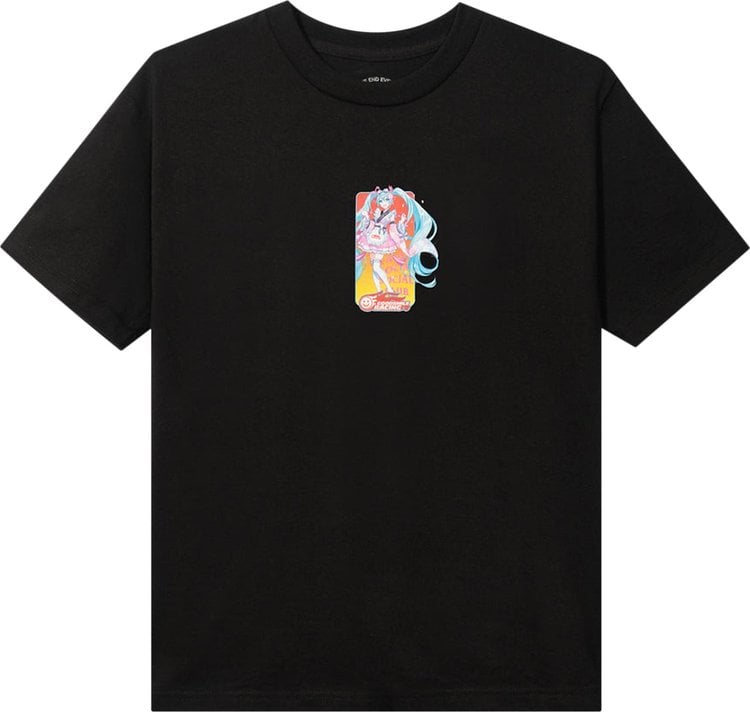 Anti Social Social Club x Good Smile Racing Hatsune Miku Tee 'Black' T-shirt, black