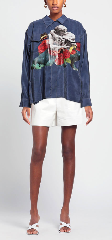 Valentino Silk shirt, blue