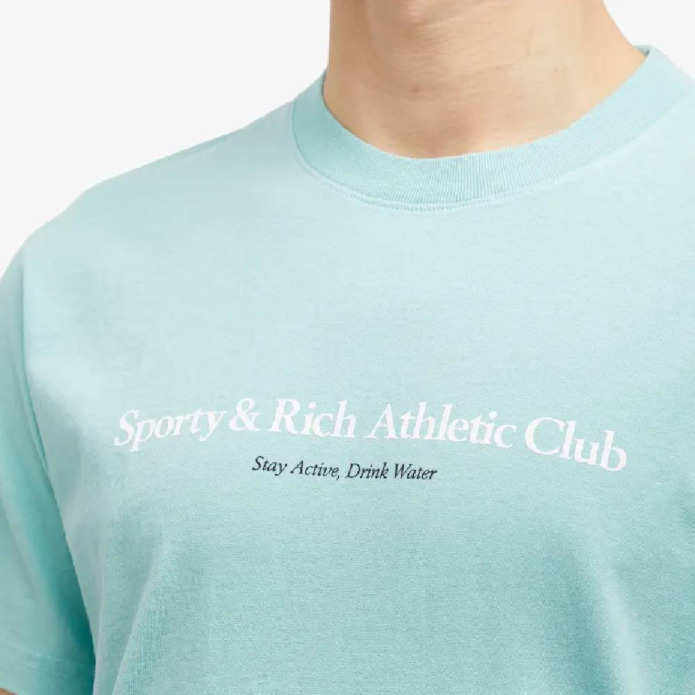 T-shirt Sporty & Rich Athletic Club, turquoise