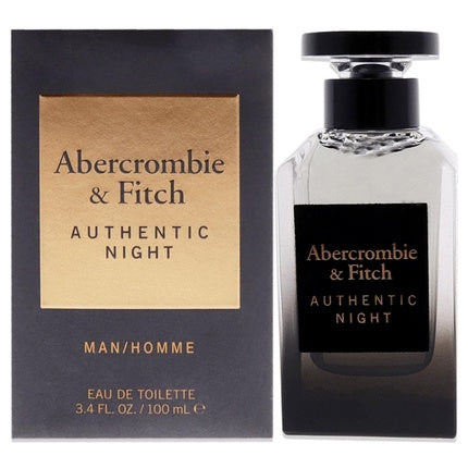 Abercrombie & Fitch Authentic Night Man Eau de Toilette Spray 100 ml