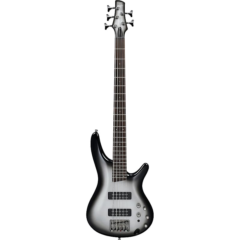 Ibanez Standard SR305E 5 String Electric Bass, Sunburst Silver Metallic