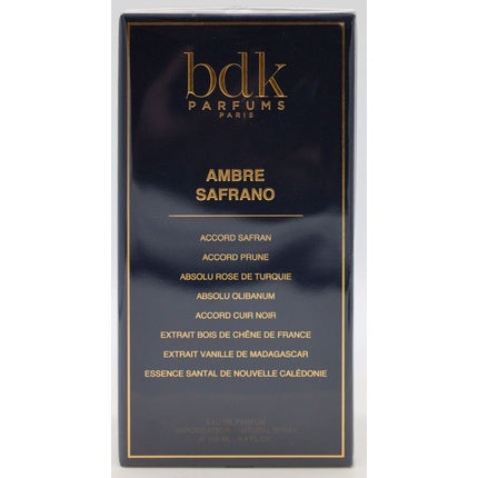 BDK Parfums Ambre Safrano 100ml 3.4oz EDP مختومة أصلية سريعة من Finescents!