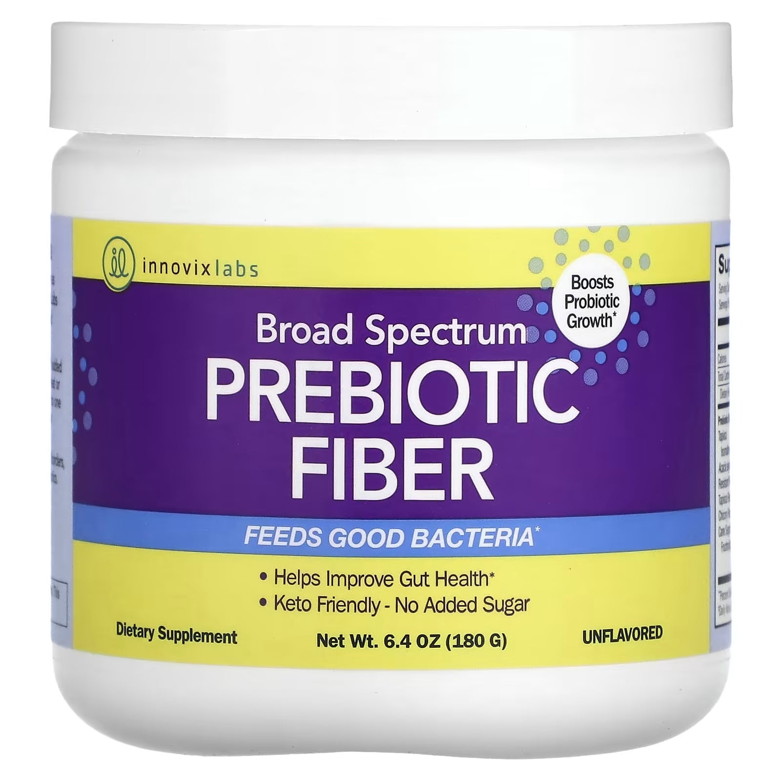 InnovixLabs broad spectrum prebiotic without additives, 180 g