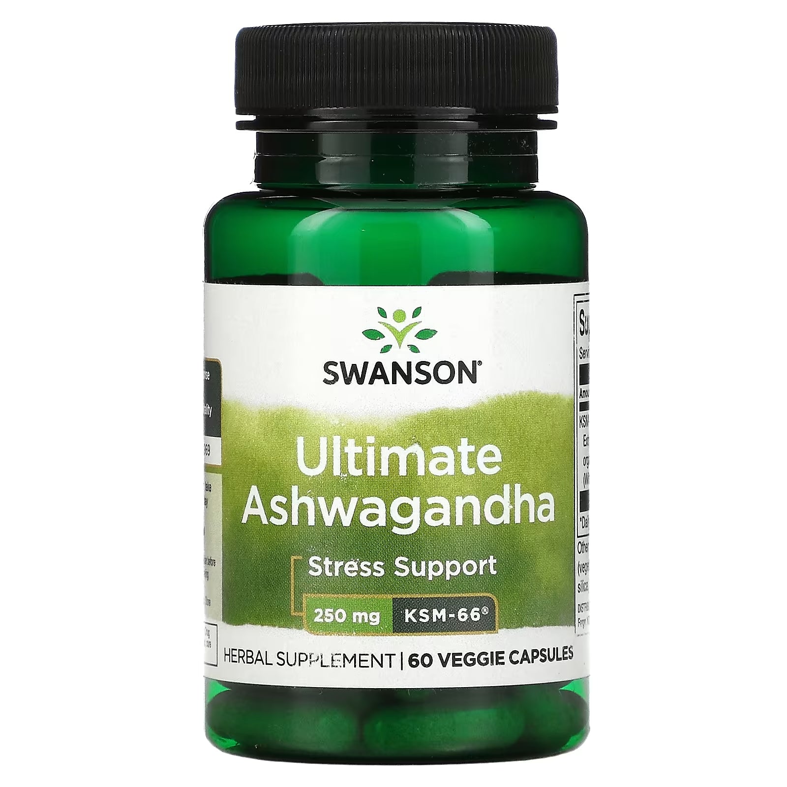 Swanson Ultimate Ashwagandha 250 mg, 60 vegetable capsules