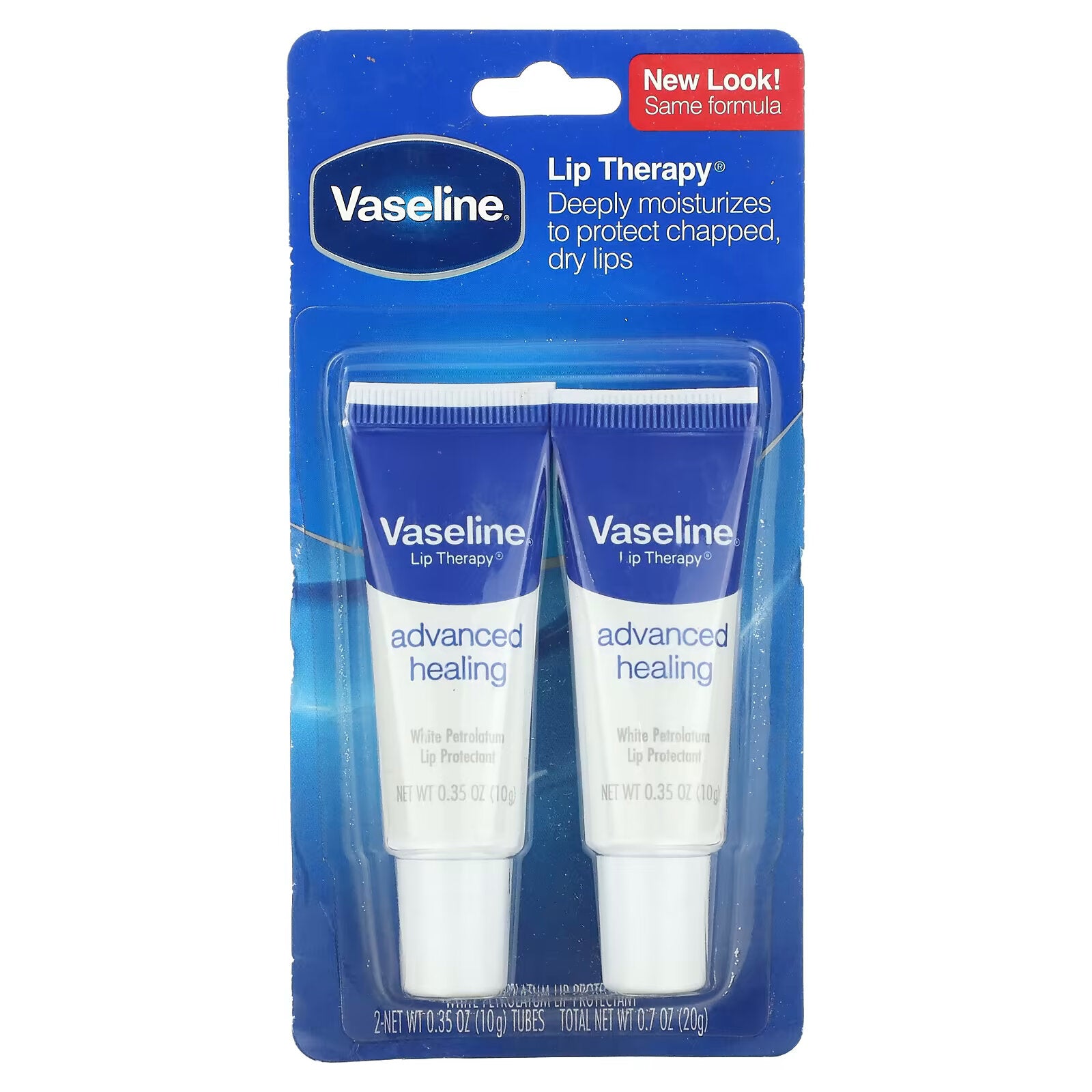 Vaseline, Lip Therapy, Enhanced Healing, 2 Tubes, 0.35 oz (10 g)