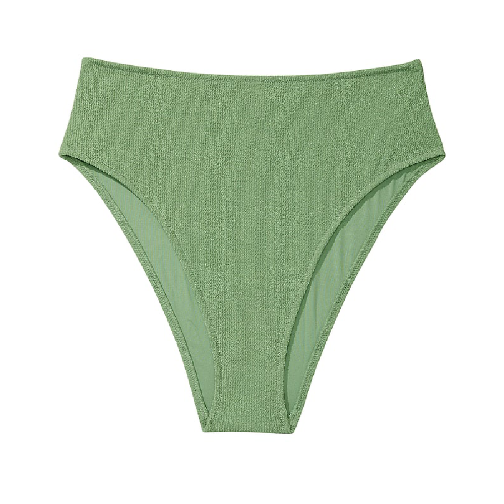 Victoria's Secret Pink High-waist Cheeky Bikini Briefs, Green