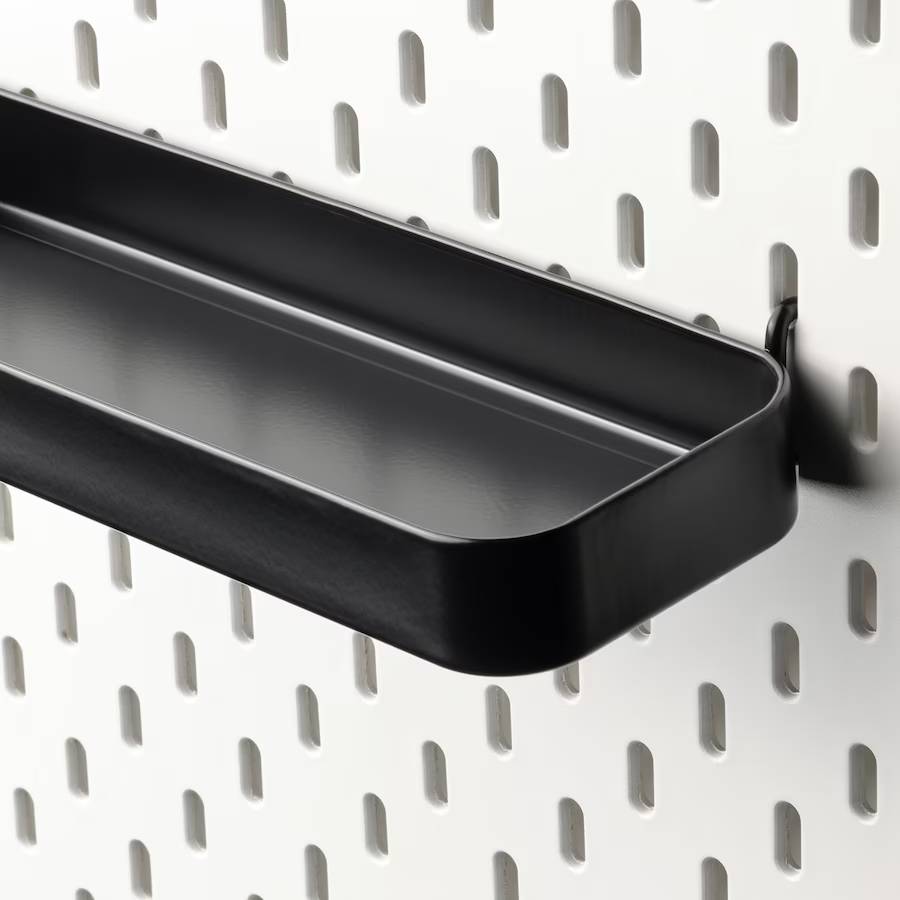 Shelf Ikea Skadis, black