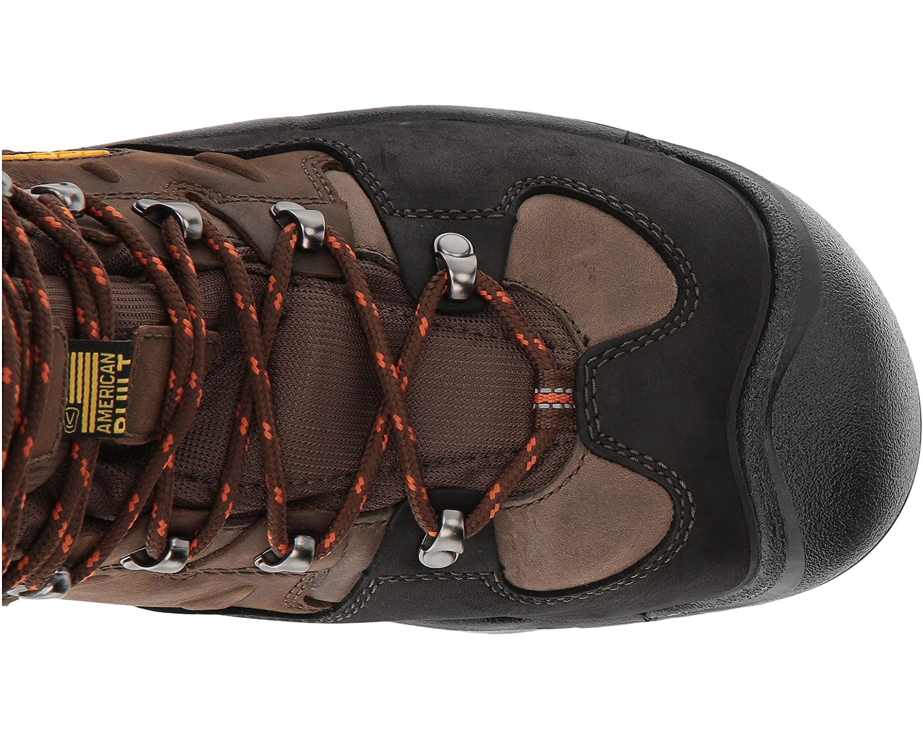 حذاء KEEN Utility مقاوم للماء من شركة Coburg مقاس 8 بوصات، بني متدرج