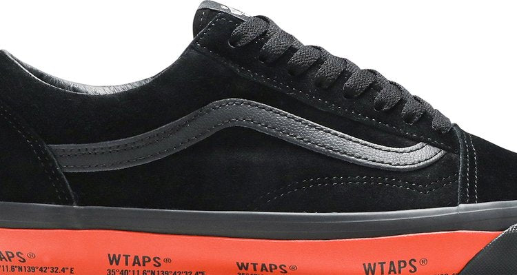 Vans WTAPS x Old Skool LX Black Orange sneakers