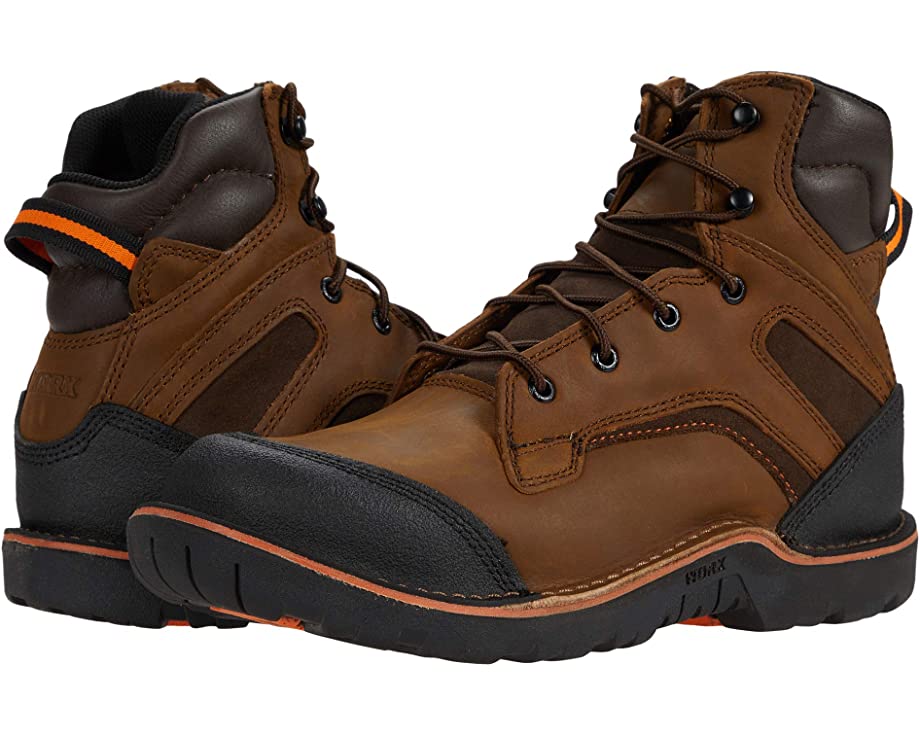 Boots 6" Talus Steel Toe WORX, brown