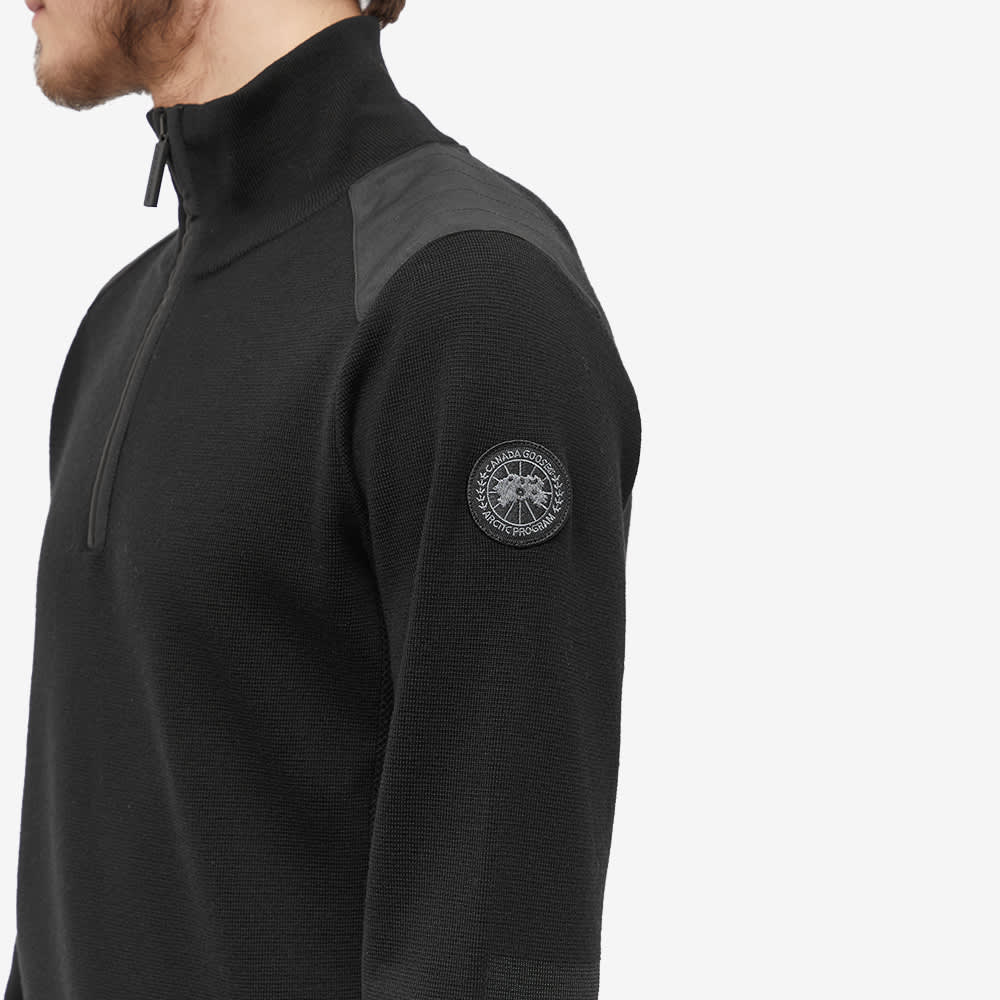 سترة Canada Goose Black Disc Stormont 1/4 Zip Knit