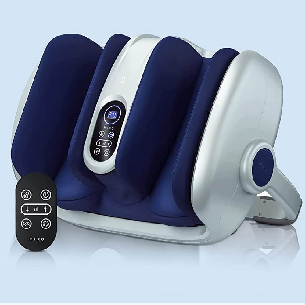 Foot massager Miko Shiatsu Foot Machine, grey/blue