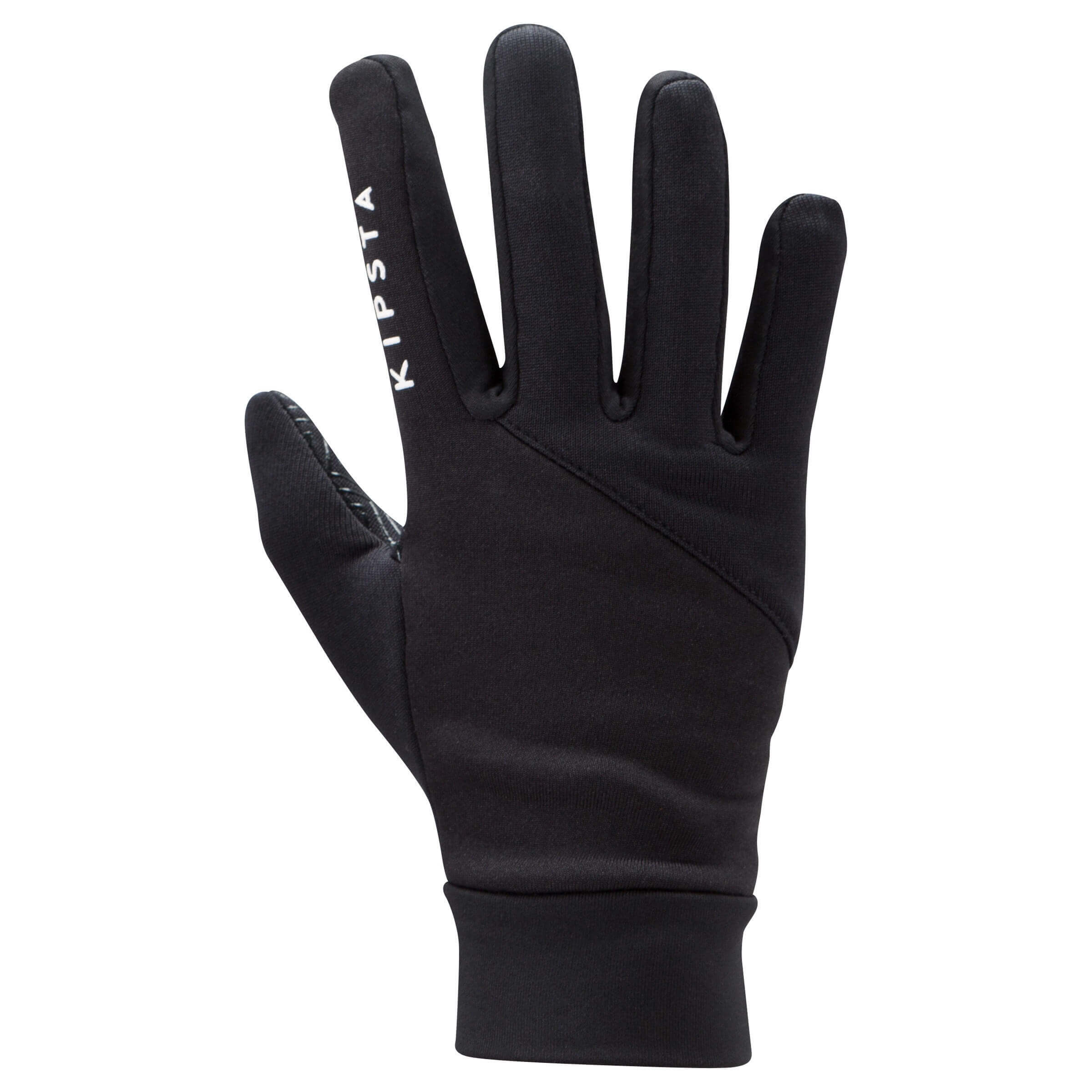 Kipsta Keepdry 500 children's football gloves, black