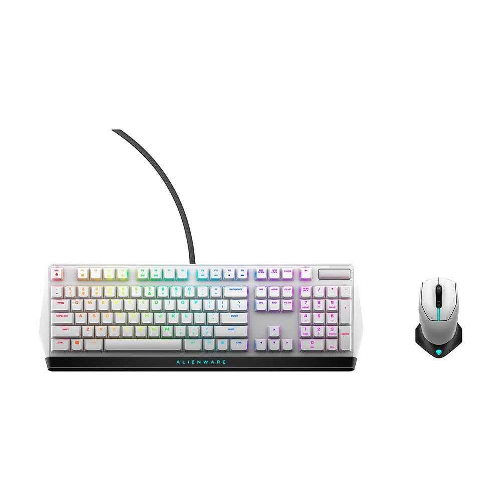 Alienware AW610M + AW510K peripheral kit, white