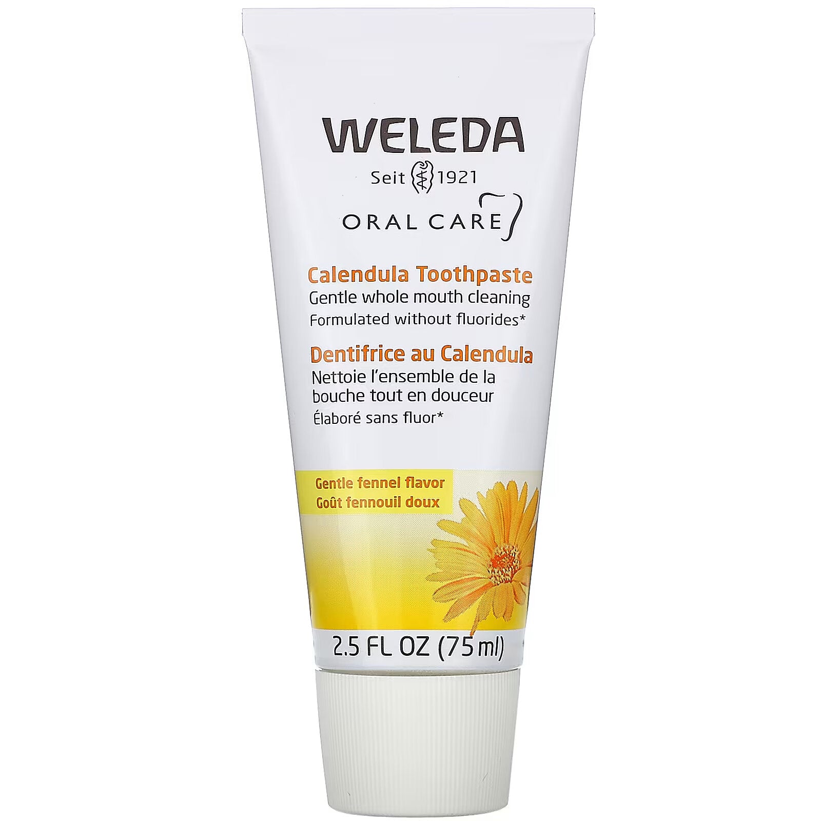 Weleda, Calendula Toothpaste, Fennel, 2.5 fl oz (75 ml)