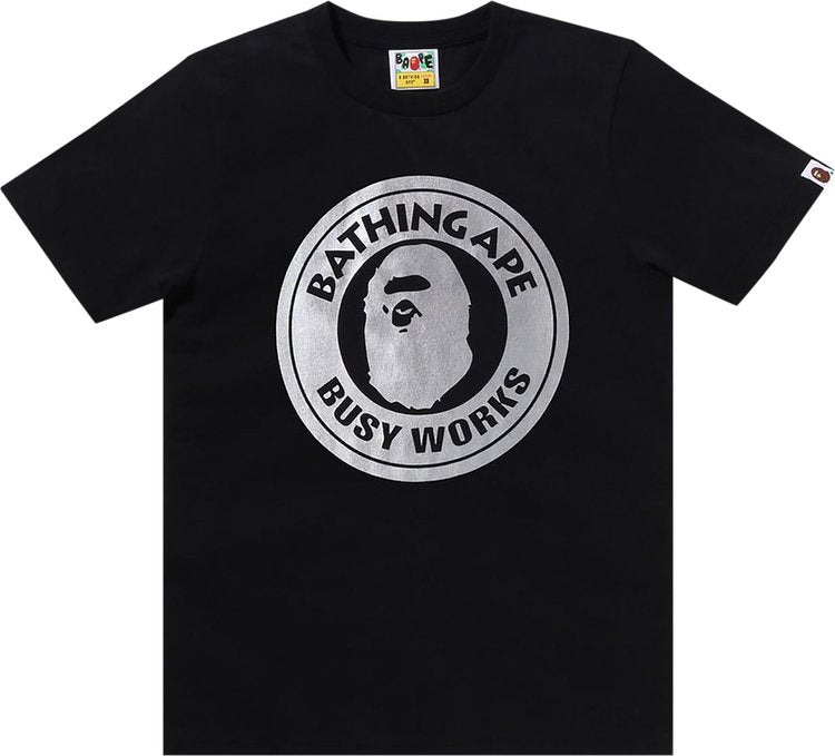 BAPE Hologram Busy Works Tee 'Black', Black