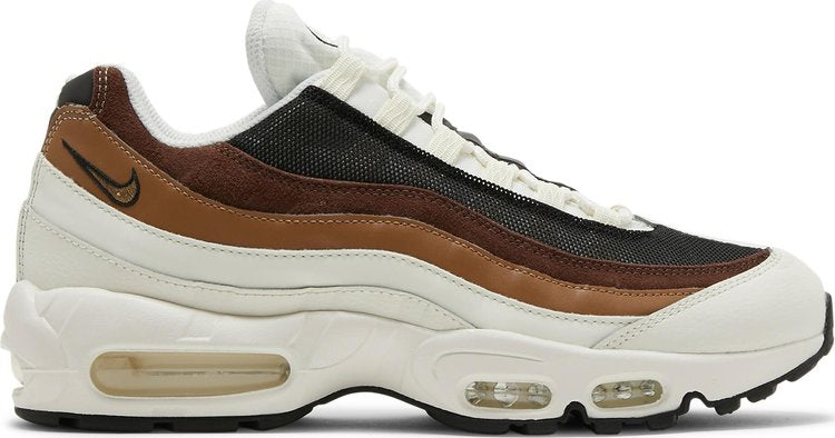 حذاء رياضي Nike Air Max 95 'Dark Driftwood' باللون الأبيض