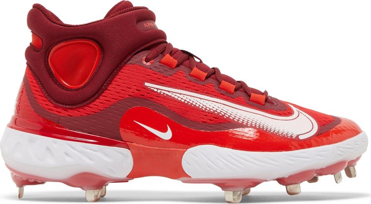 Nike Alpha Huarache Elite 4 Mid 'University Red White' Boots, Red