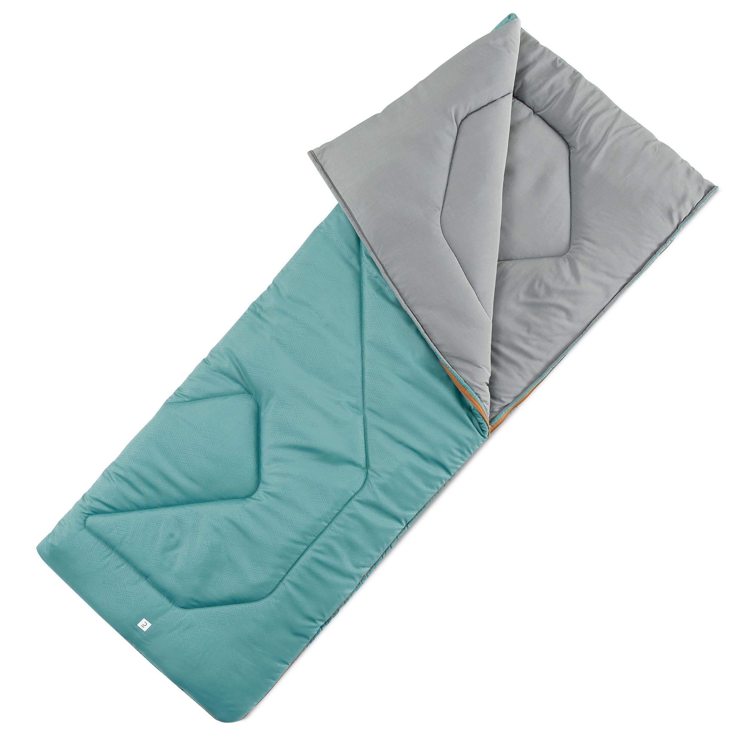 Hiking sleeping bag Quechua Arpenaz, turquoise