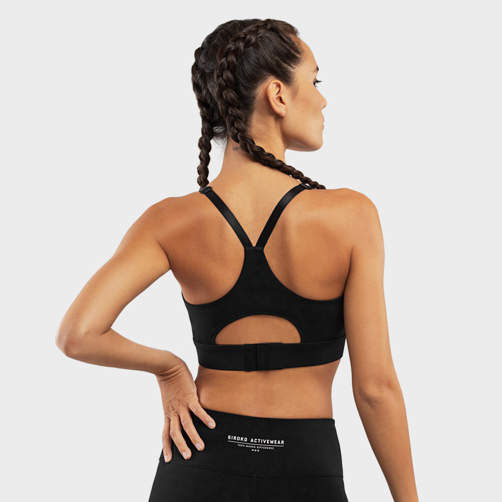 Sports Bra - High Support Pacemaker, Black SIROKO, Black