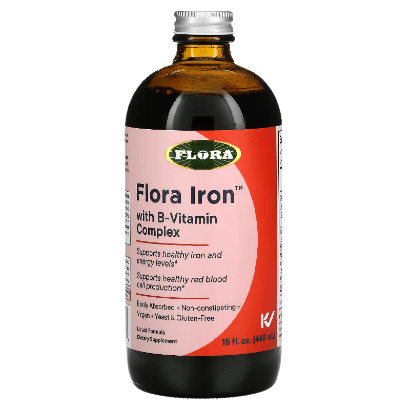 Iron with B complex Flora, 445 ml