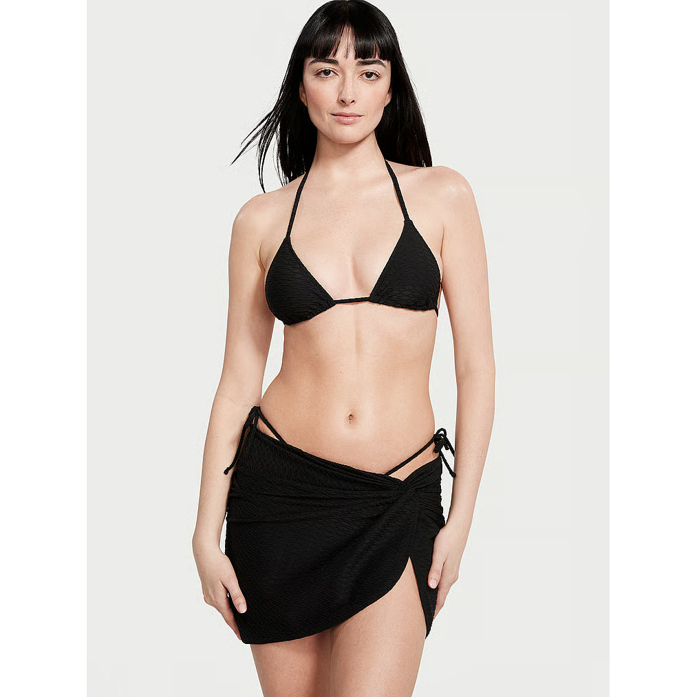 Victoria's Secret Swim Mini Sarong Coverup, black