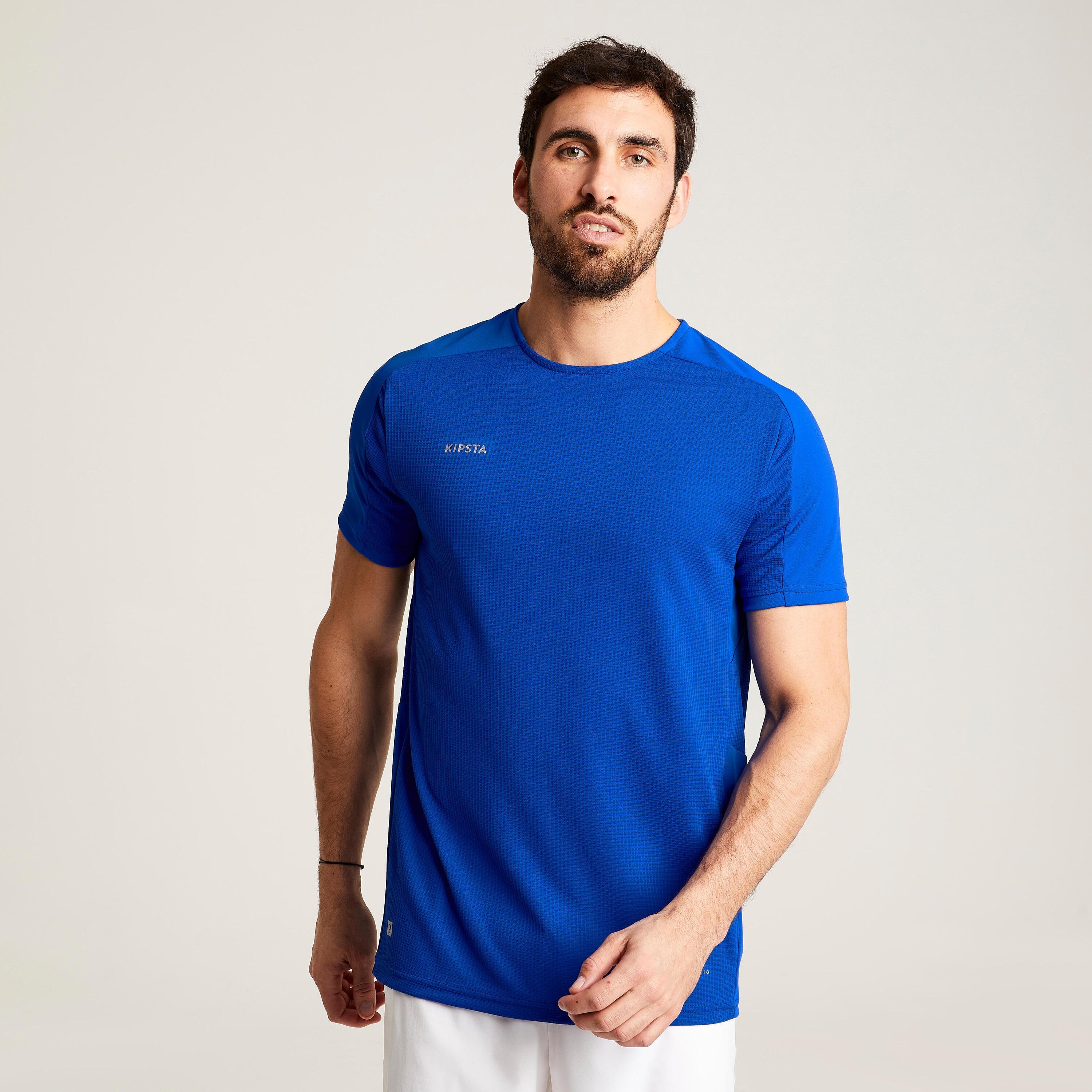 T-shirt with short sleeves VIRALTO club blue KIPSTA, indigo