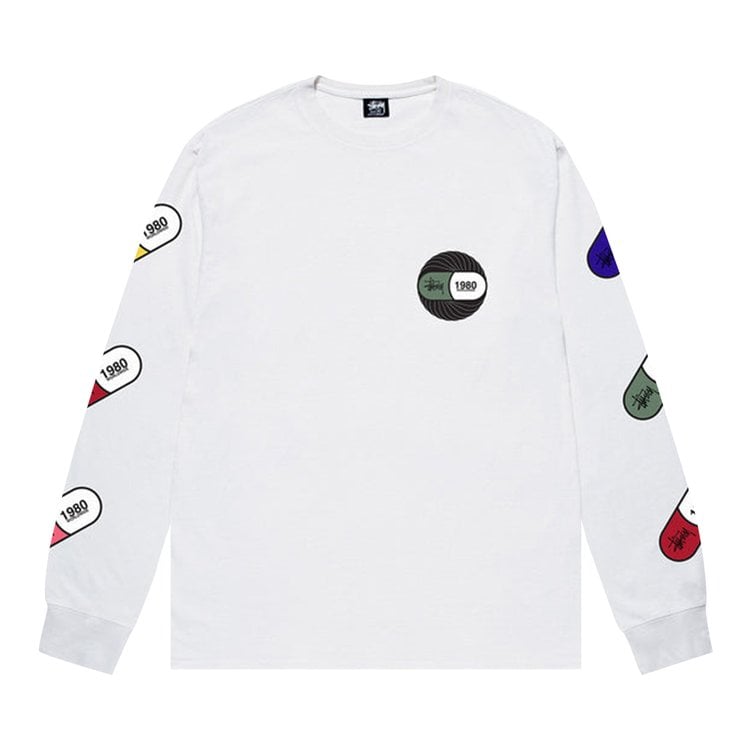 Stussy Capsule Long-Sleeve Tee 'White', white