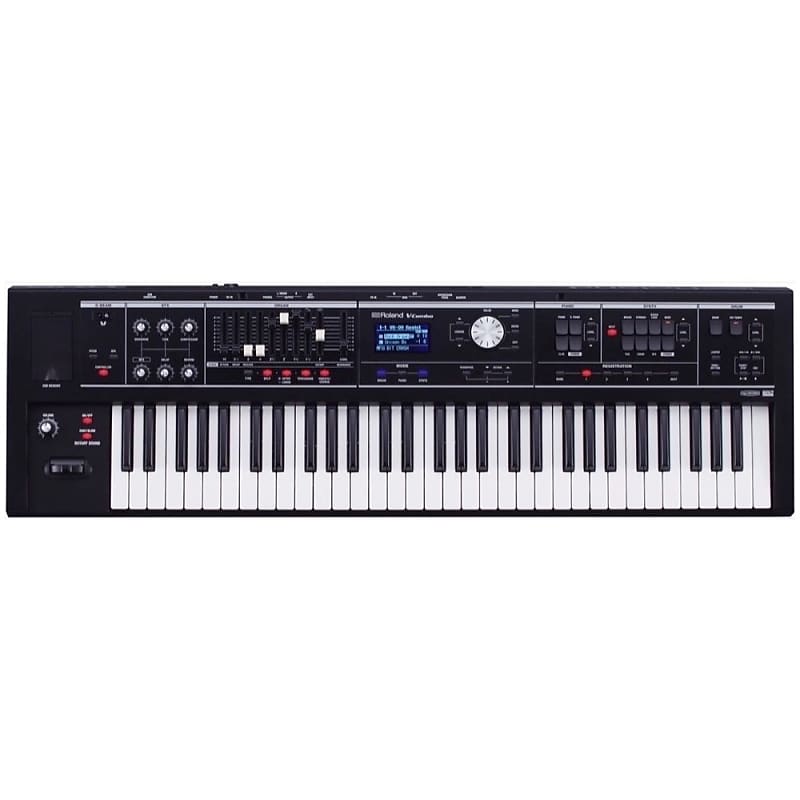 لوحة مفاتيح Roland VR-09B V-Combo Live Performance، 61 مفتاحًا باللون الأسود غير اللامع لوحة مفاتيح Roland VR-09 V-Combo Live Performance