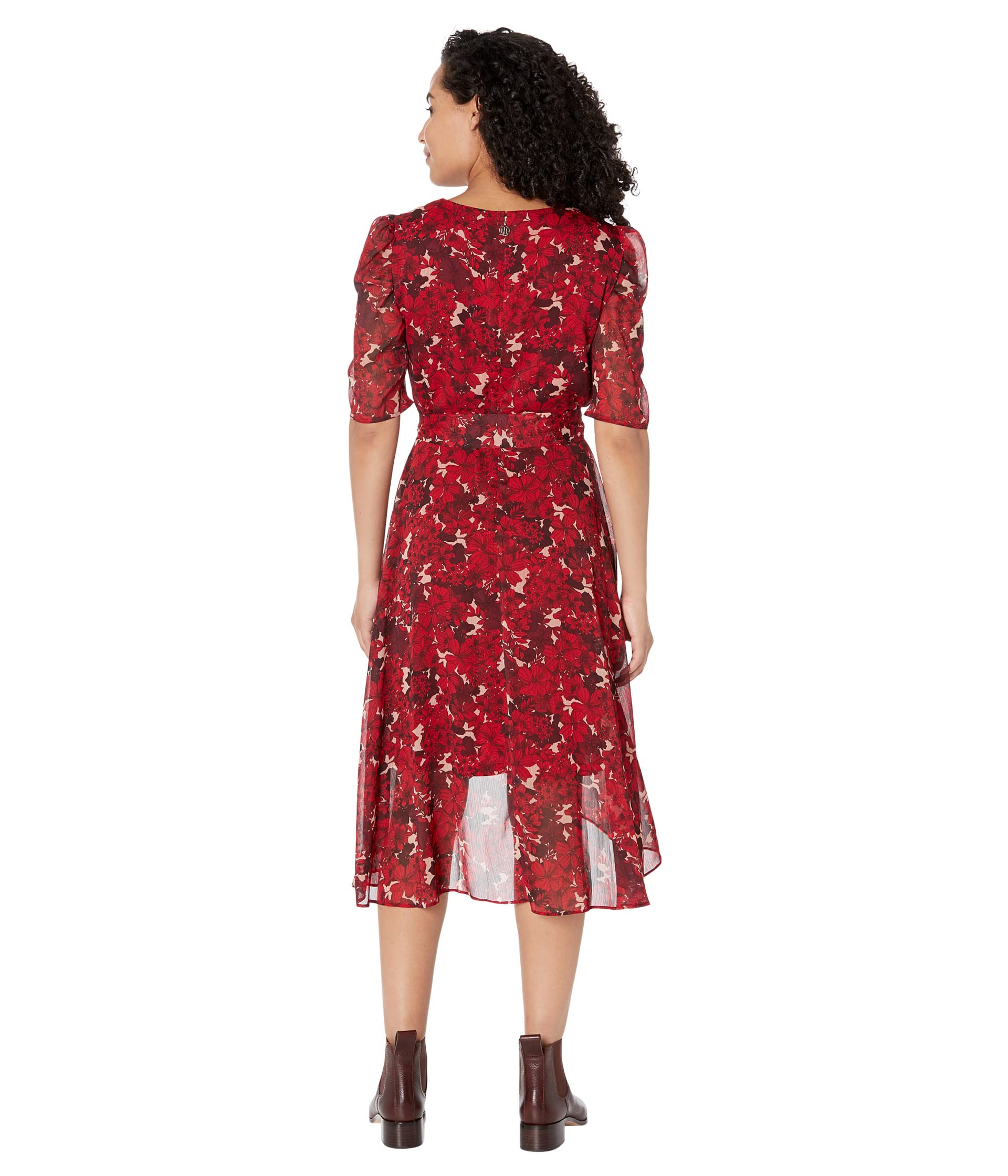 Tommy Hilfiger Dress, Puff Sleeve in Castello Floral Print