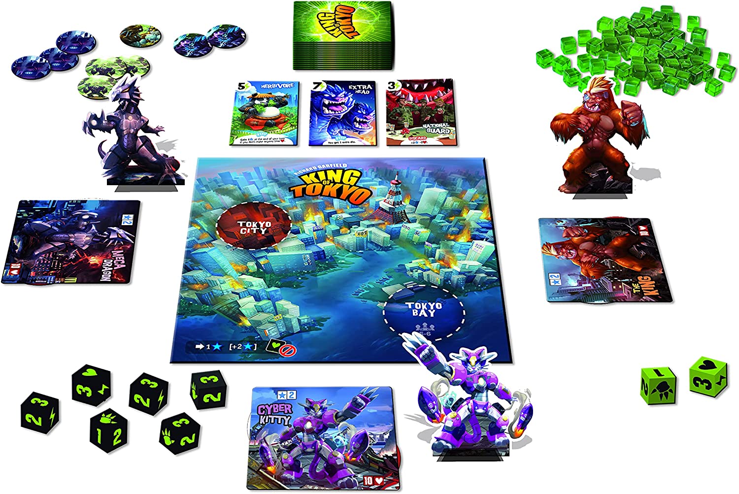 Board game Iello New Edition: King of Tokyo