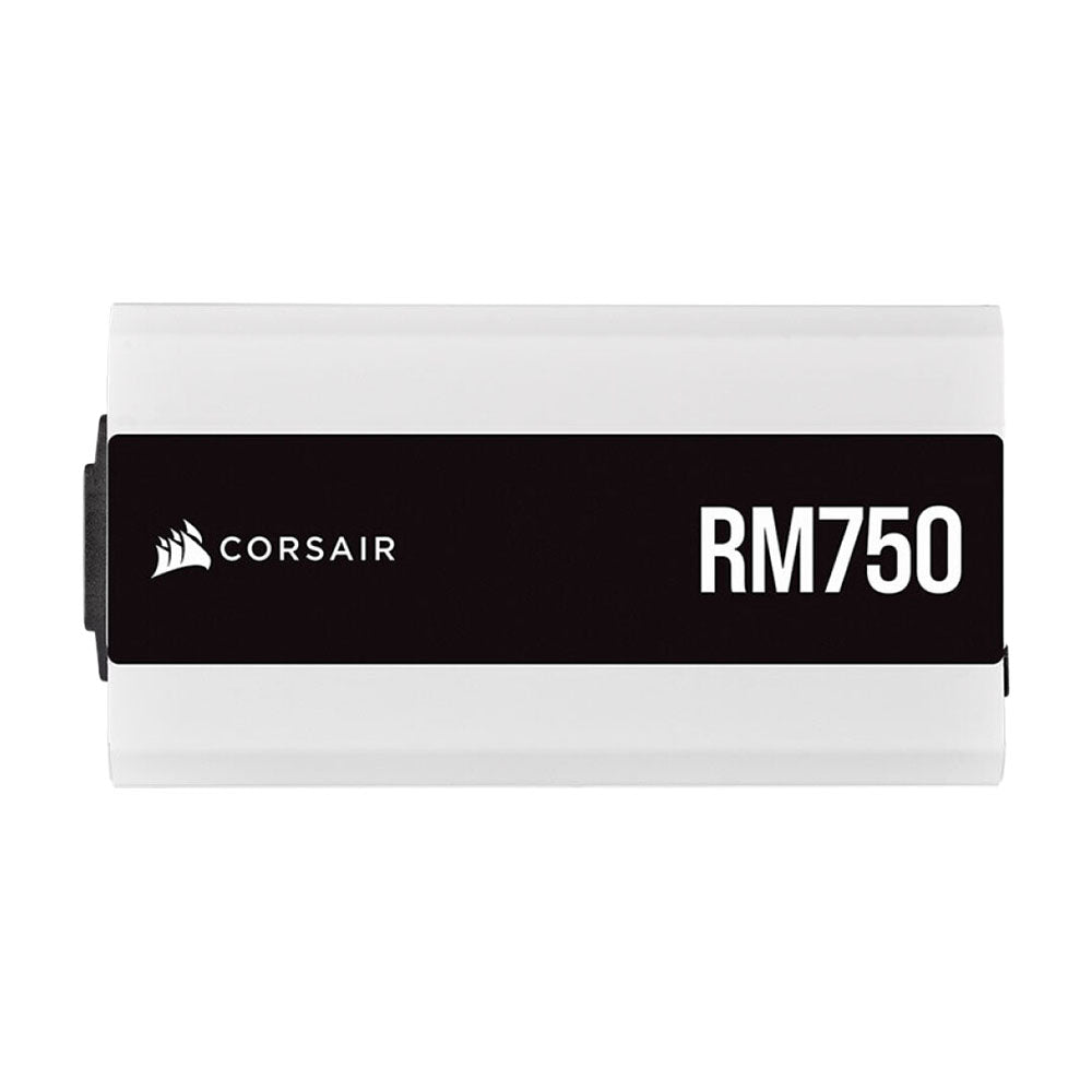 مزود الطاقة Corsair RM750، 750 واط، أبيض