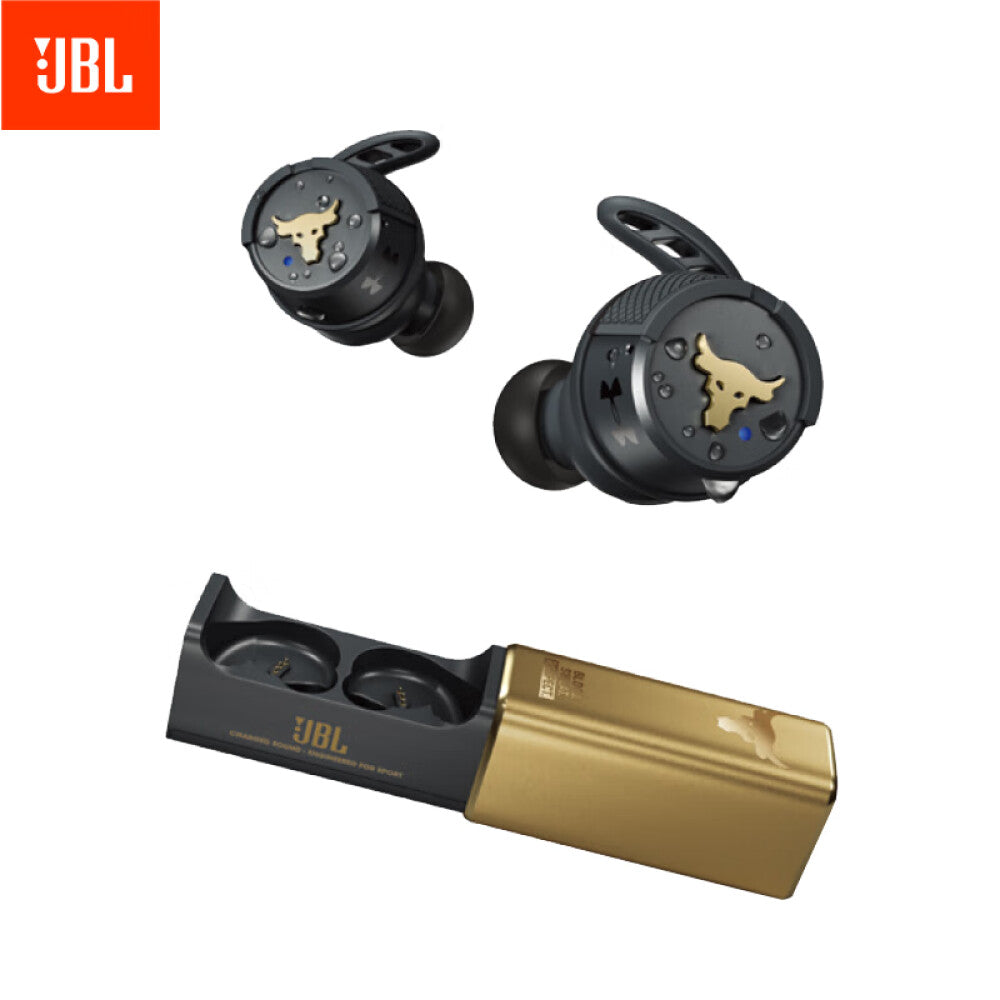 سماعات رأس لاسلكية JBL FLASH ROCK، باللون الذهبي