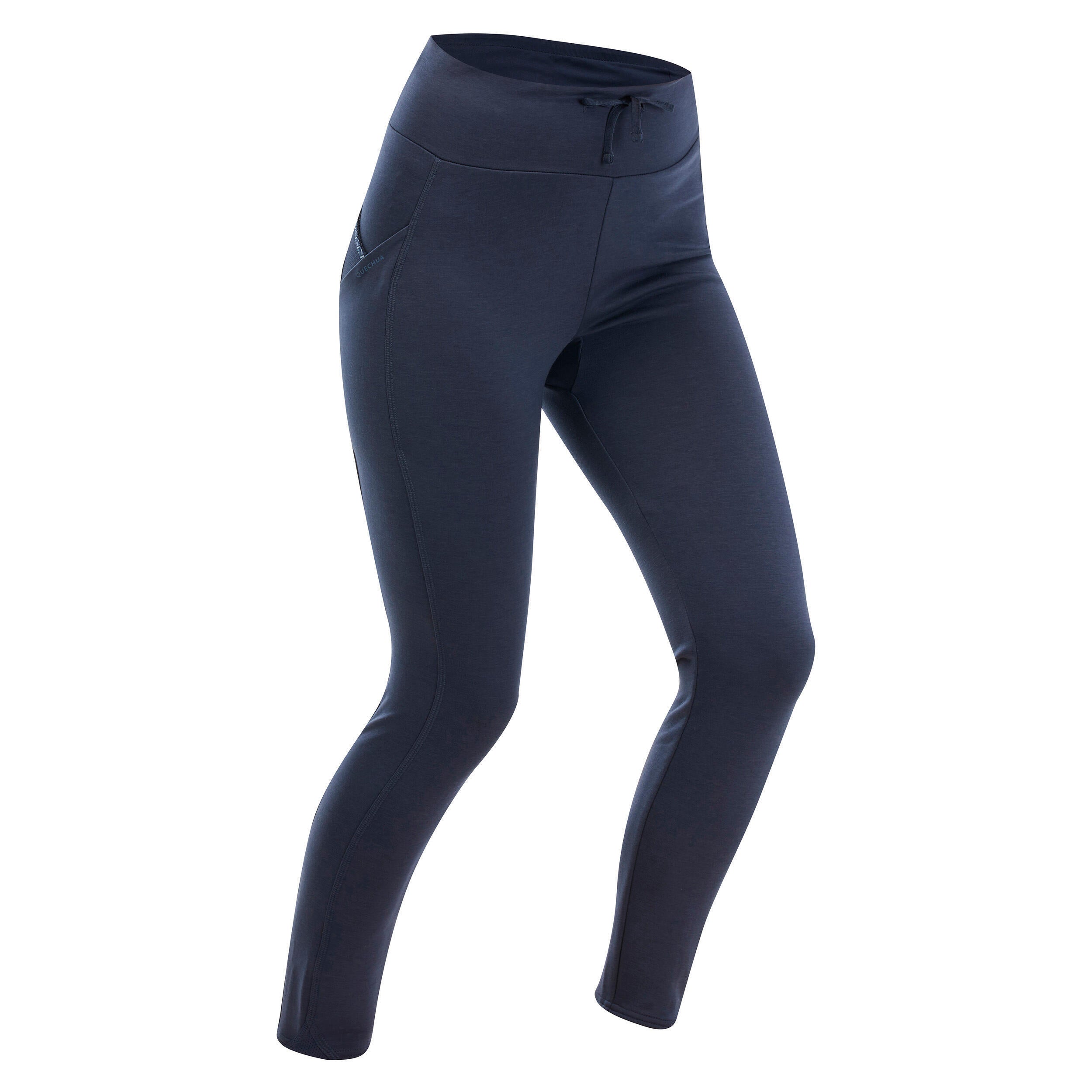 Women's hiking leggings Quechua NH100, dark blue