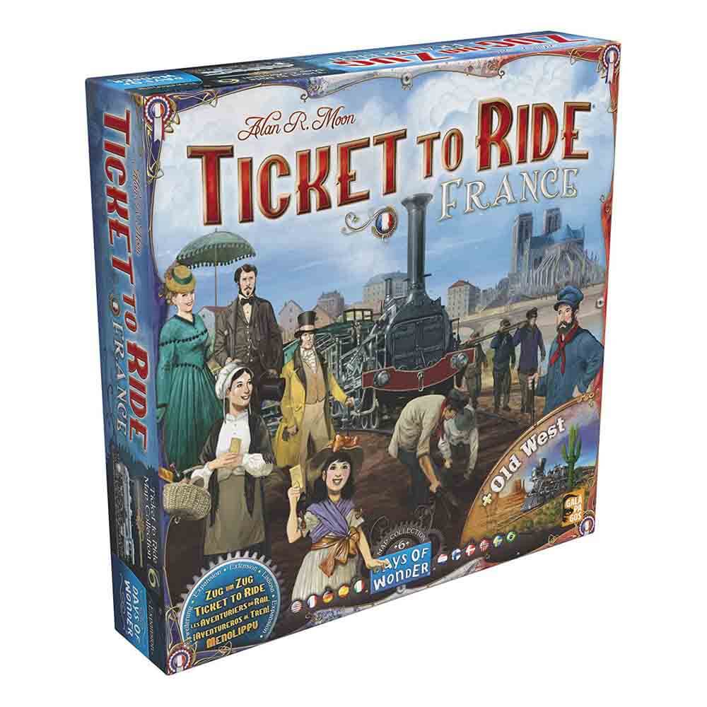 Add-on for the board game Days of Wonder: Ticket To Ride France + Old West