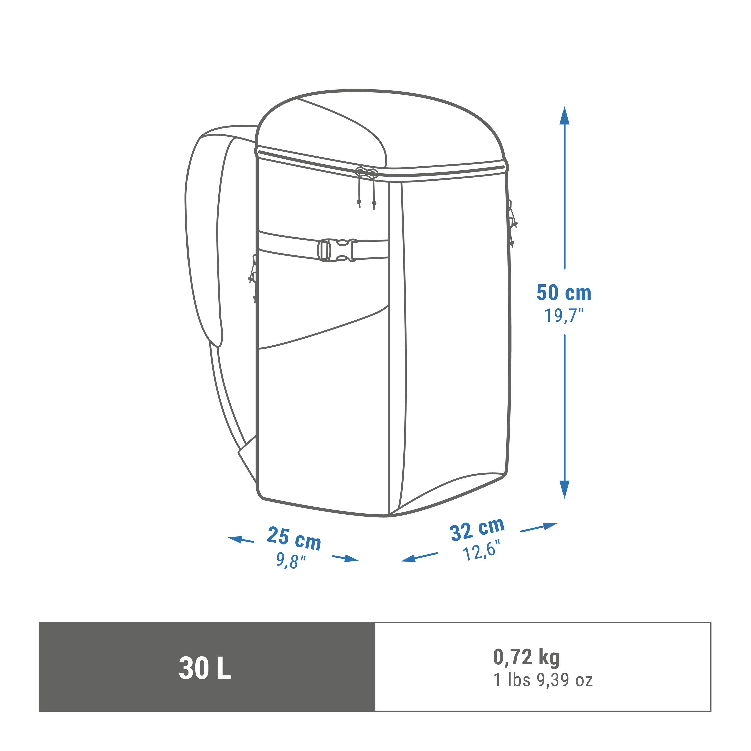 Isothermal backpack Ice Compact 100 30 liters