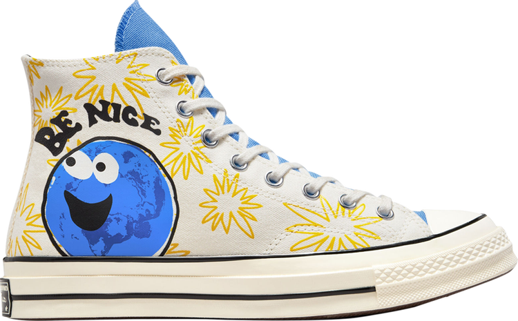 Sneakers Converse Chuck 70 High Sunny Floral - Be Nice, white