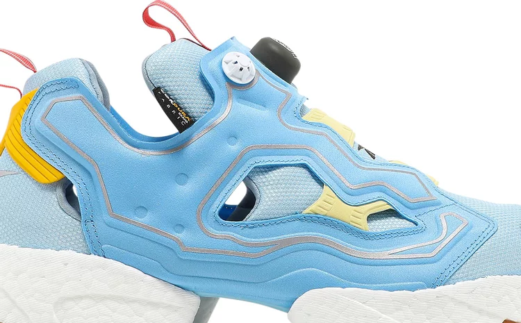 Billionaire boys club x instapump fury boost 'water' Reebok sneakers, blue