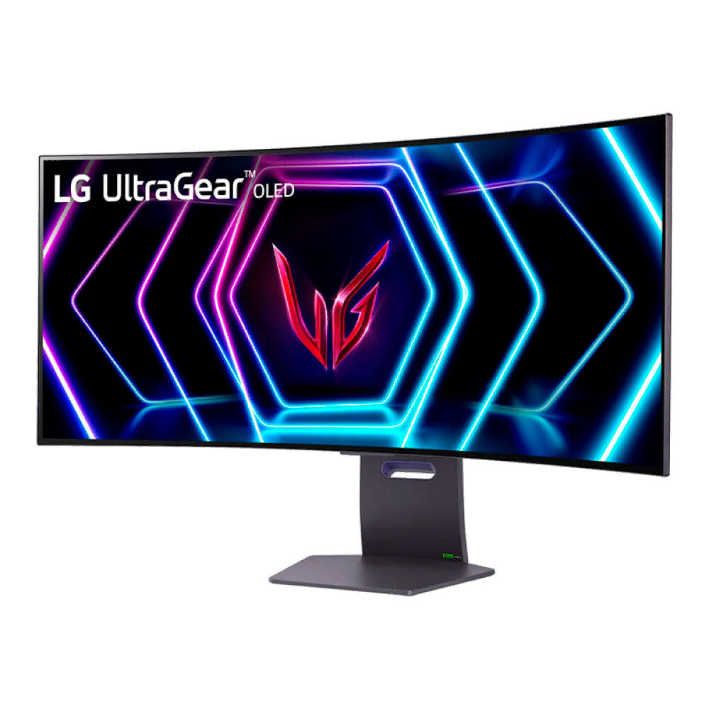 شاشة ألعاب منحنية LG UltraGear 39GS95QE، 39 بوصة، 3440x1440، OLED، 240 هرتز، أسود