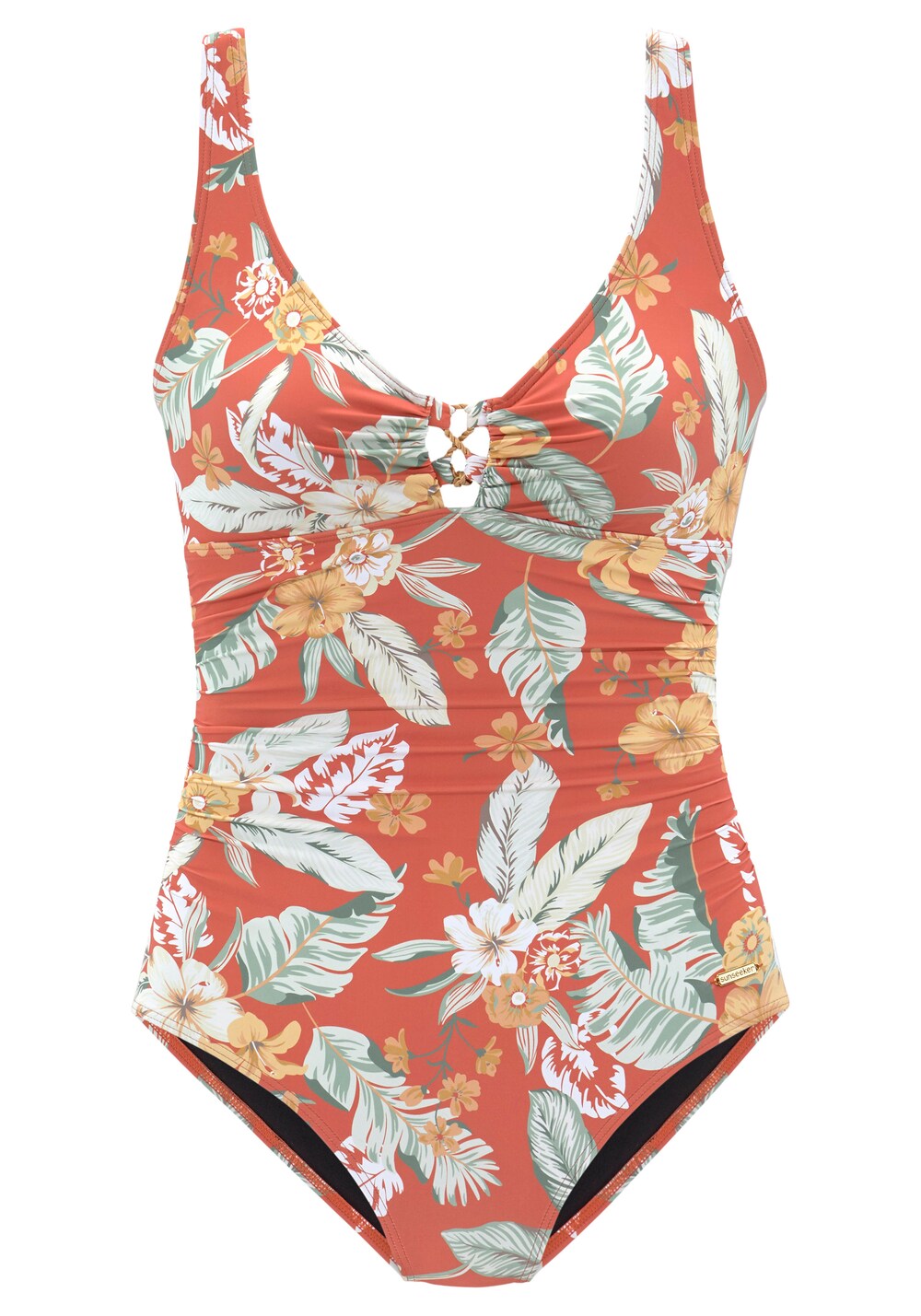 Sunseeker Wireless Swimsuit, Light Orange/Dark Orange