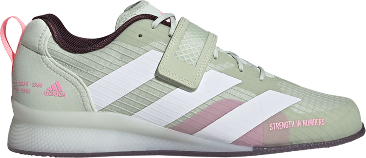 Adidas Adipower Weightlifting 3 'Linen Green Beam Pink' sneakers, green