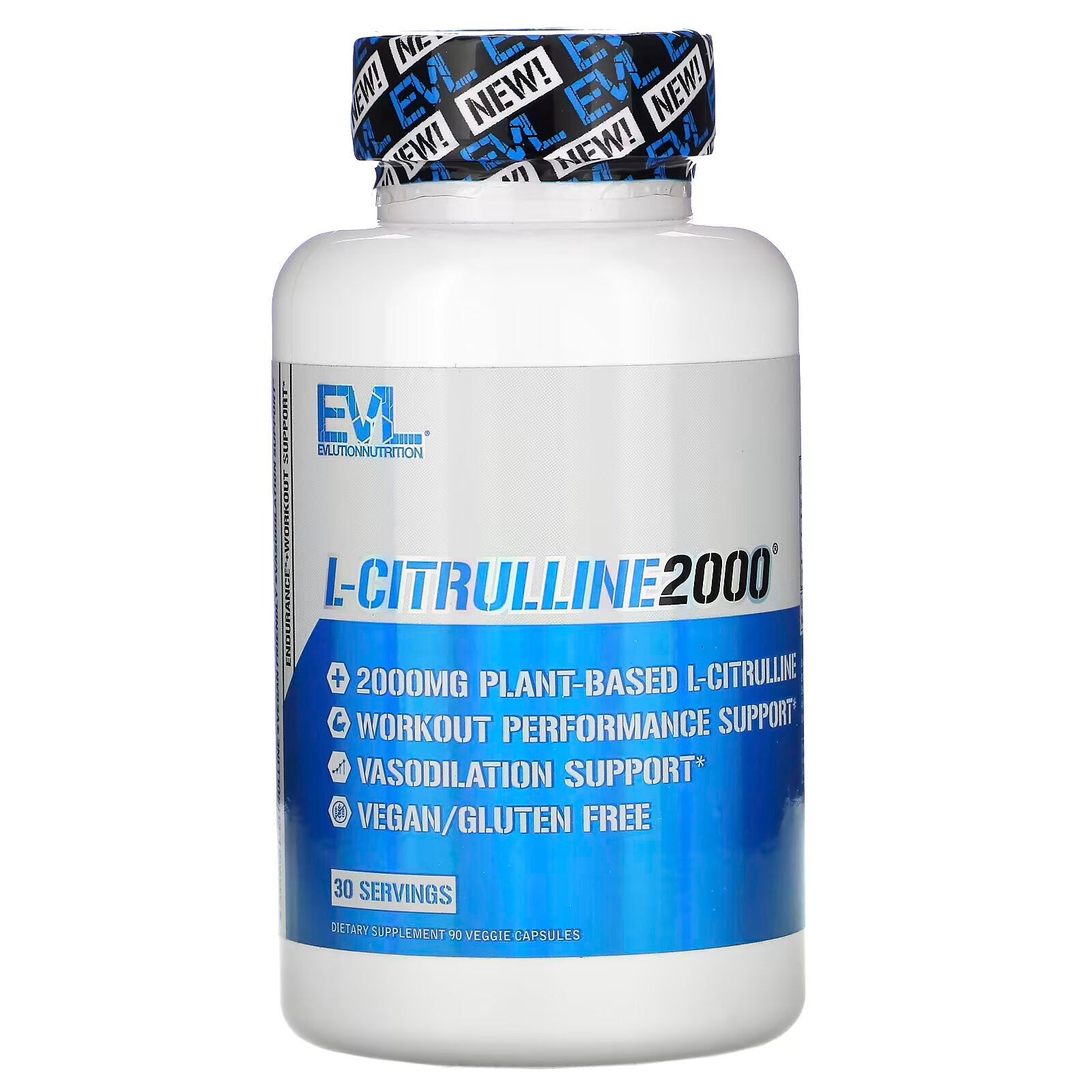 EVLution Nutrition, L-Citrulline2000, 90 Vegetarian Capsules