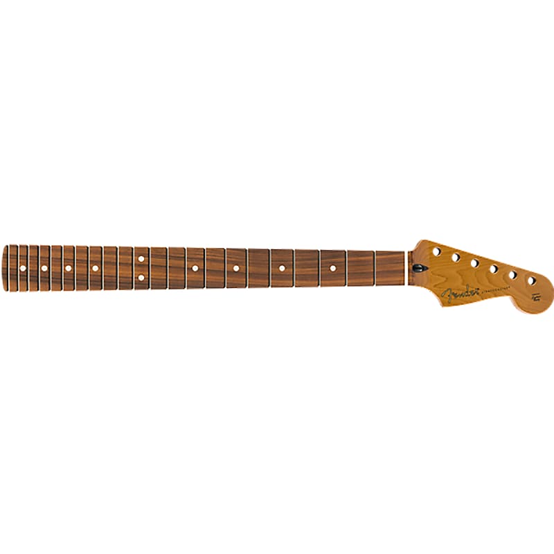 جيتار Fender Stratocaster Roasted Maple Neck مقاس 12 بوصة من خشب Pau Ferro Flat Oval 099-0403-920