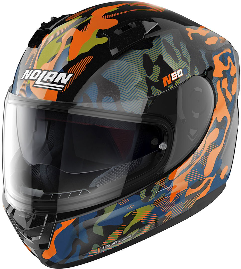 Nolan N60-6 Foxtrot Helmet, Black/Yellow-Red